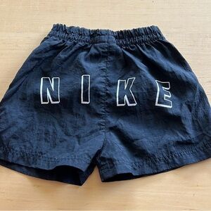 Vintage Nike Kids Black Elastic Waist Shorts